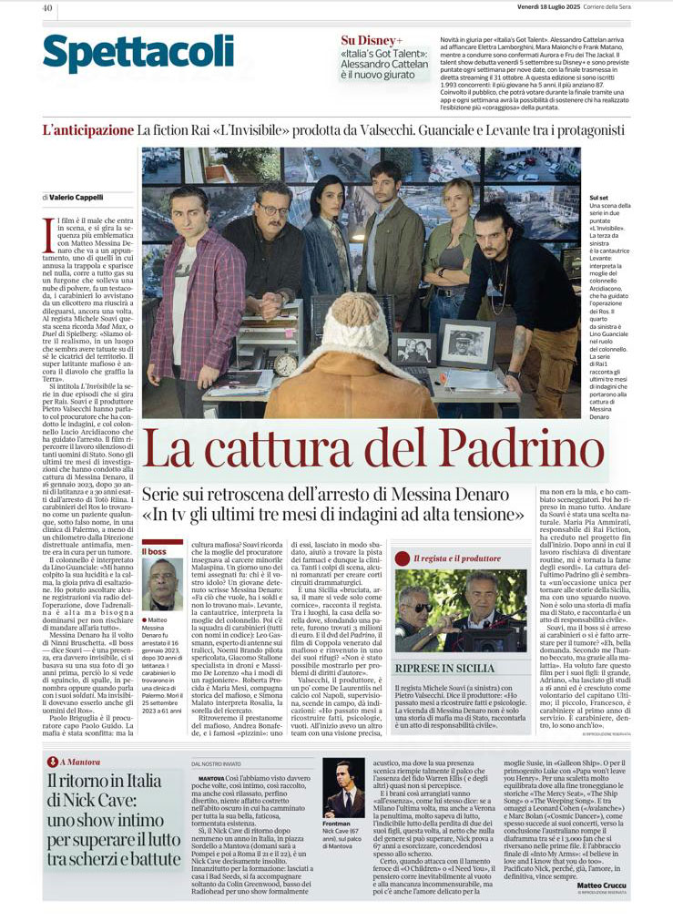 La cattura del padrino - Articolo Corriere
